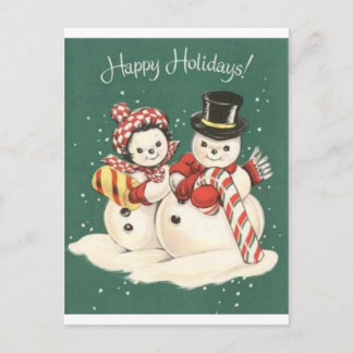 Snowman Postcard
