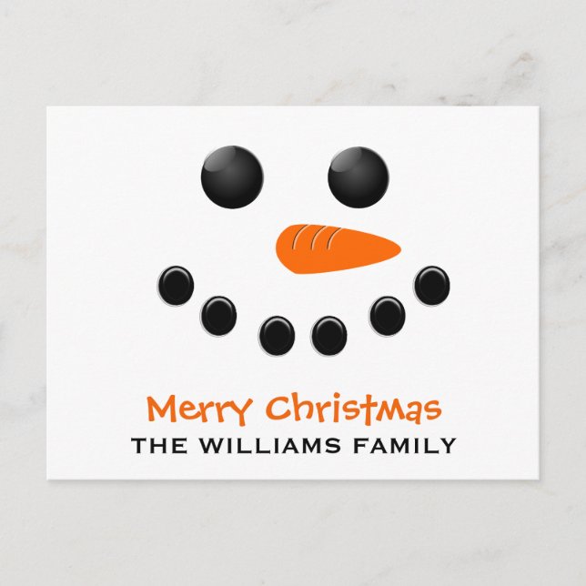 Snowman Postcard (Front)