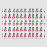 Snowman retro vintage Christmas Snow Man Fun Tissue Paper<br><div class="desc">Snowman retro vintage Christmas Snow Man Fun</div>