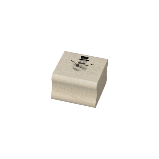 Snowman  rubber stamp (Stamp)