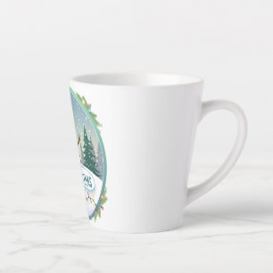 Snowman’s Joyful Christmas Welcome Latte Mug