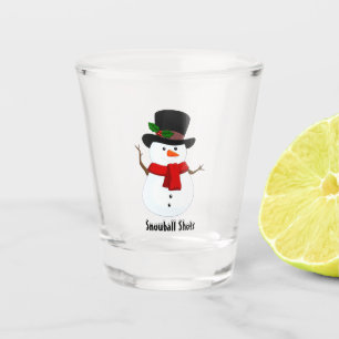 Snowman Shot Glass