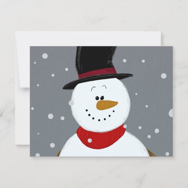 Snowman - Silver (Front)