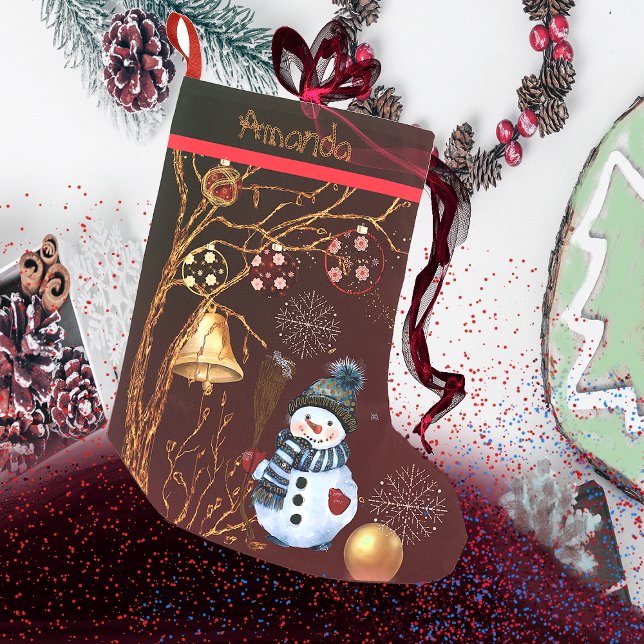 Snowman  small christmas stocking (Creator Uploaded)