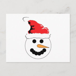 Snowman Smile Postcard
