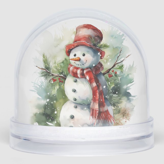 Snowman Snow Globe (Front)