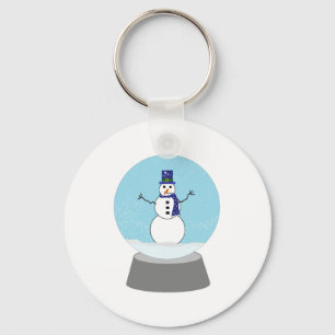 Snowman Snow globe Christmas gifts Key Ring