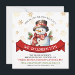 Snowman Snow Much Fun Christmas Invitation<br><div class="desc">Snowman Snow Much Fun Christmas Invitation.</div>