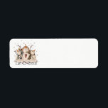 Snowman Snowflake Winter Country Primitive<br><div class="desc">Snowman snowflake rustic country winter primitive Christmas return address labels. Change the colour background and personalise if desired. Just click on the "Customise" button. Add other matching stationery,  bathroom,  kitchen,  and home decor. Copyright © Trina Clark</div>