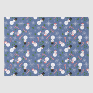 Snowman Snowflake Winter Holiday Tissue Paper