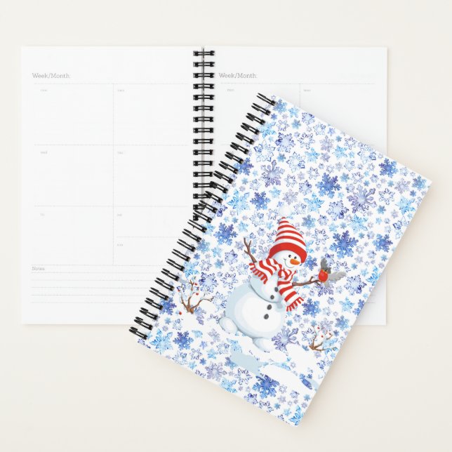 Snowman Snowflakes Christmas Planner (Display)
