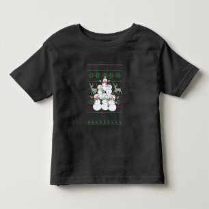 Snowman - Snowman Christmas Tree Ugly Christmas Toddler T-Shirt