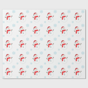 SNOWMAN sock for warm decor Christmas Wrapping Paper