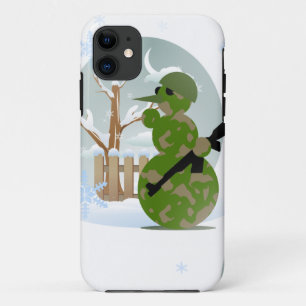 snowman soldier christmas iPhone 11 case