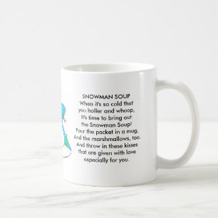 Snowman Soup Poem Mug