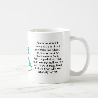 Snowman Soup Poem Mug