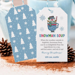 Snowman Soup Recipe Favour Snowman Soup Classroom Gift Tags