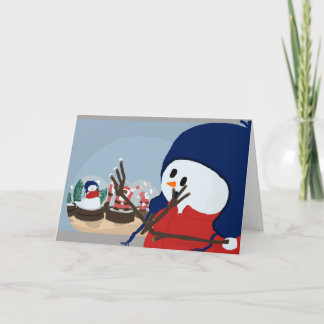 Snowman Stansfield Holiday Card