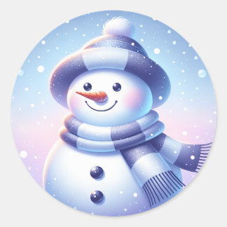 Snowman sticker