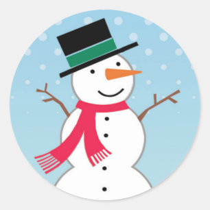 Snowman Sticker