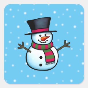 Snowman Sticker