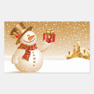 Snowman Stickers