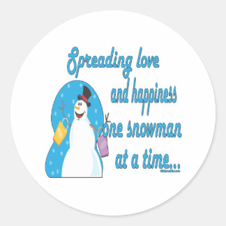 Snowman stickers