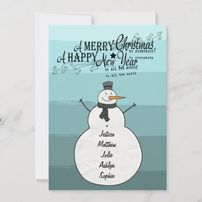 Snowman Stripes (Front)