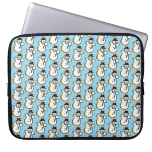 Snowman Sugar Cookie Hanukkah Christmas Holiday Laptop Sleeve