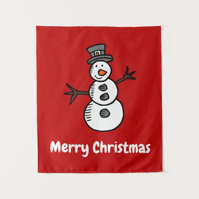 Snowman Tapestry (Front)