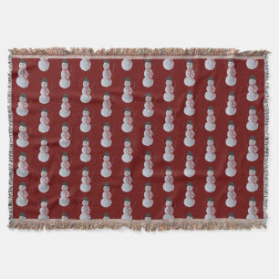 Snowman Throw Blanket