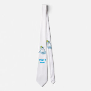 Snowman tie
