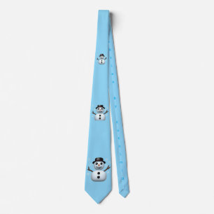 Snowman tie