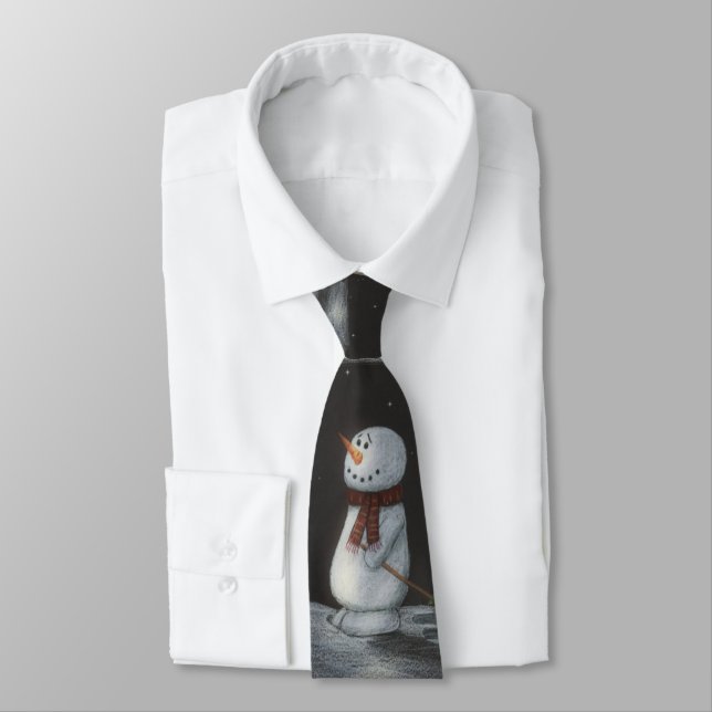Snowman Tie (Tied)