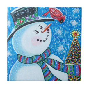 Snowman Tile