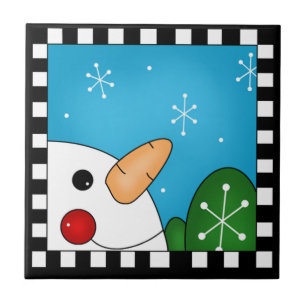 Snowman Tile Trivet
