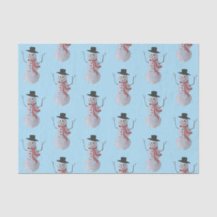 Snowman Tissue Paper