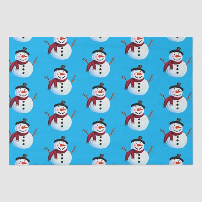 Snowman Tissue Paper (Front)