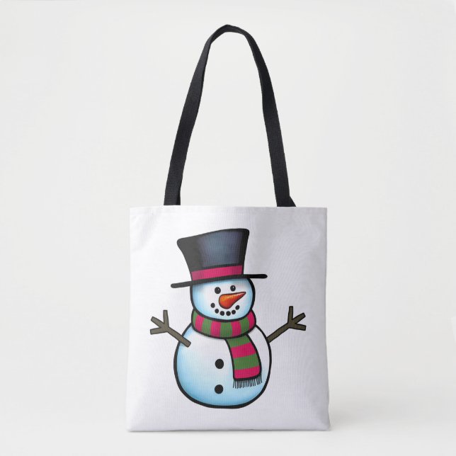 Snowman Tote Bag (Front)