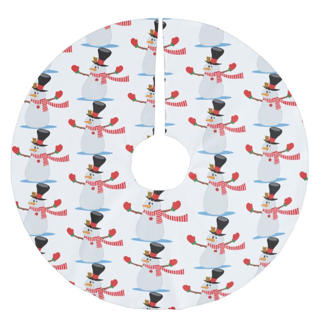 Snowman Tree Skirt (Front)