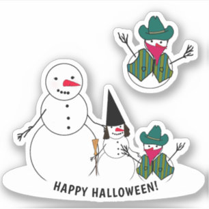 Snowman Trick-or-Treat Halloween 
