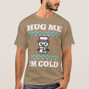 Snowman Ugly Christmas Sweater Ugly Hanukkah Hug M