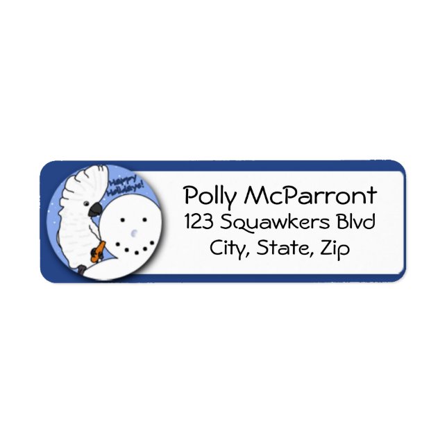 Snowman Umbrella Cockatoo (Front)