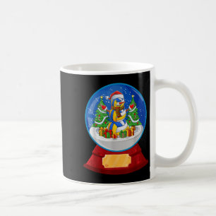 Snowman Volleyball Santa Hat Merry Christmas Pajam Coffee Mug