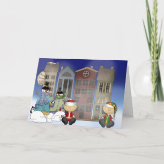Snowman Welcome Holiday Card