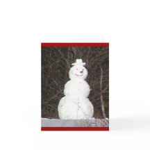 Snowman ( WestCreek) Holiday Card