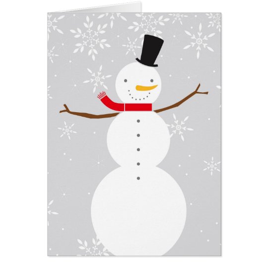 snowman winter card