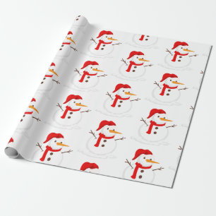 Snowman winter christmas Wrapping Paper
