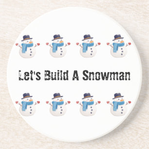 Snowman Winter Coasters