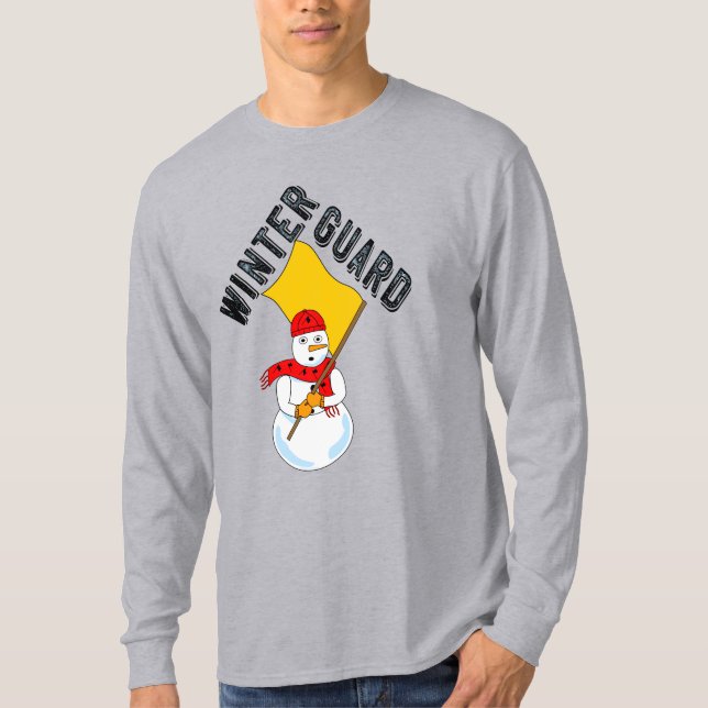 Snowman Winter Guard  T-Shirt (Front)